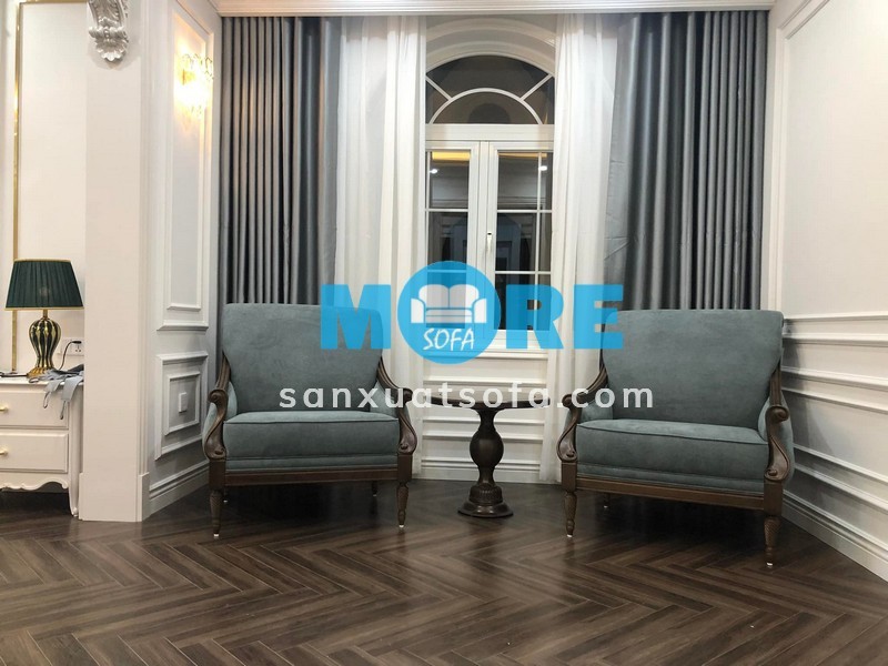 SOFA TÂN CỔ ĐIỂN BỌC NỈ CAO CẤP - TCD35
